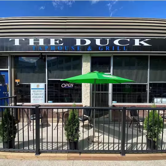An Image of the front of the tap house The Duck